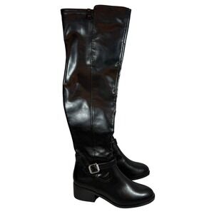 DV Dolce Vita Elyse Black Over The Knee Boots Women's Size 8